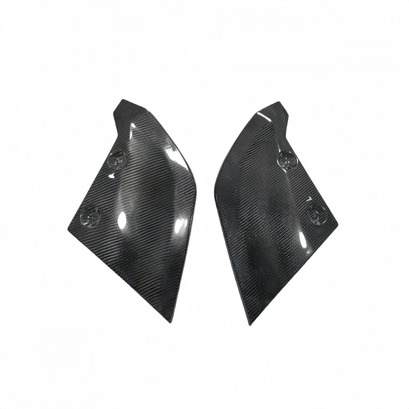 For  R8 Rear Corner Guard Spoiler Carbon Fiber Anti-Collision Rear Bumper Surround Accessories Body Parts